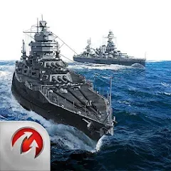 Скачать взлом World of Warships Blitz War (Ворлд оф Варшипс Блиц Вар)  [МОД Бесконечные монеты] на Андроид