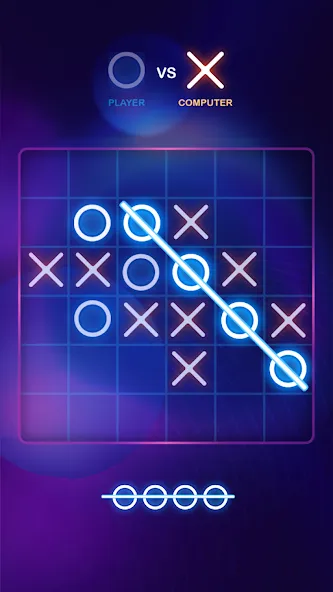 Tic Tac Toe 2 Player: XO Game (Тик Так Тоу 2 игрока)  [МОД Unlimited Money] Screenshot 5