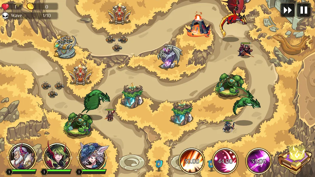 Kingdom War: Tower Defense TD (ТД Рояль)  [МОД Меню] Screenshot 4