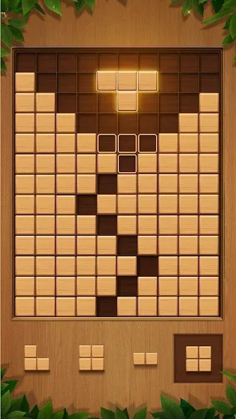 QBlock: Wood Block Puzzle Game (Вуд Блок Пазл)  [МОД Бесконечные деньги] Screenshot 1