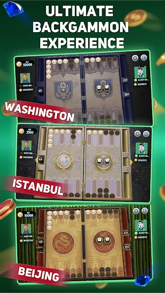 Backgammon Tournament  [МОД Unlocked] Screenshot 2