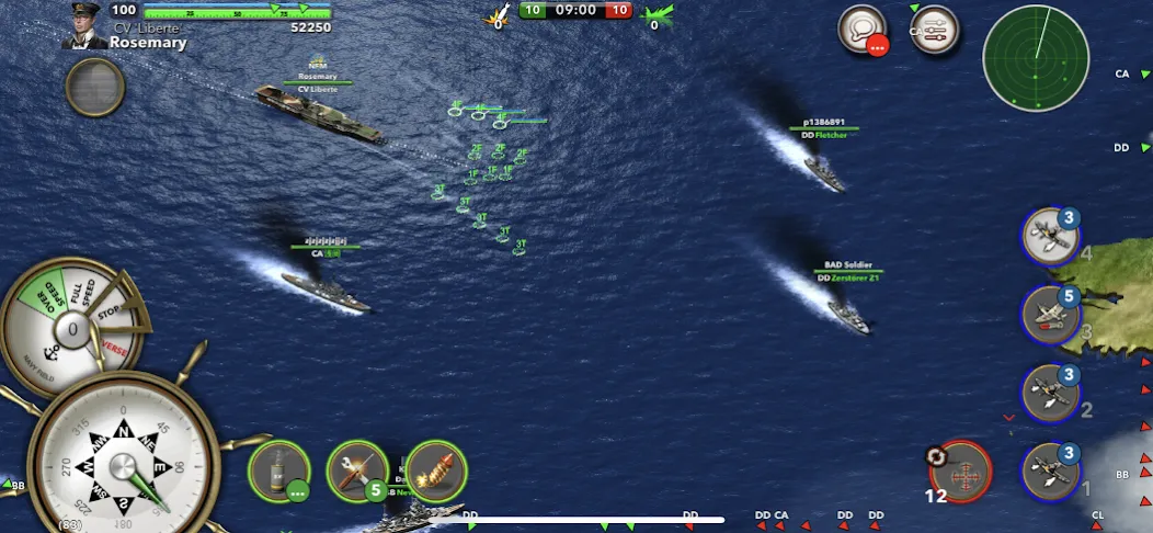 Navy Field: Online Sea Battles (НеиФилд)  [МОД Unlimited Money] Screenshot 1