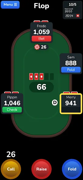 Digital Poker Chips  [МОД Много монет] Screenshot 1