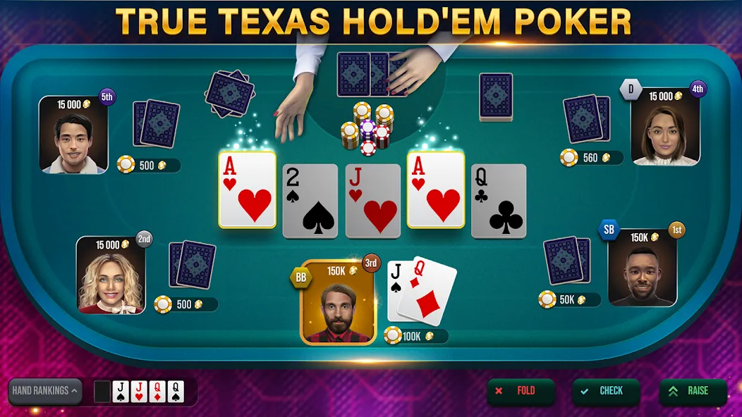 Casino All Star: Poker & Slots (Казино Олл Стар)  [МОД Бесконечные деньги] Screenshot 4