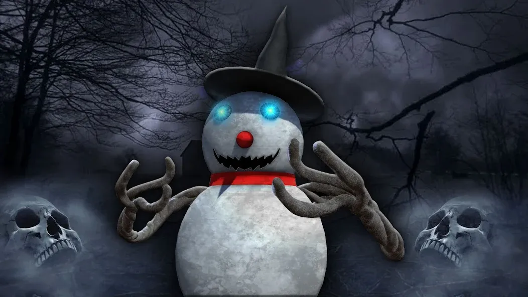 Evil Scary Snowman  Games 3d (Ивил Скари Сноумэн Геймс 3д)  [МОД Mega Pack] Screenshot 1