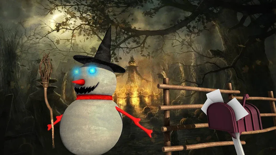 Evil Scary Snowman  Games 3d (Ивил Скари Сноумэн Геймс 3д)  [МОД Mega Pack] Screenshot 2