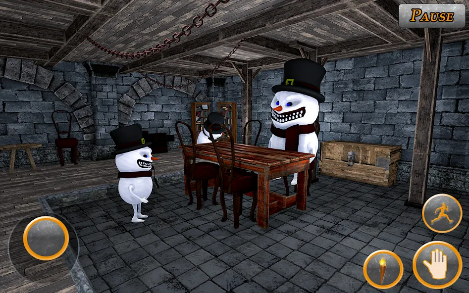 Evil Scary Snowman  Games 3d (Ивил Скари Сноумэн Геймс 3д)  [МОД Mega Pack] Screenshot 4