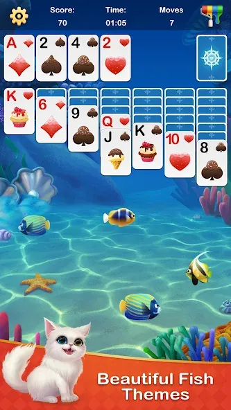 Solitaire Jigsaw Puzzle (Солитер Пазл)  [МОД Бесконечные монеты] Screenshot 2