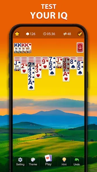 Spider Solitaire Classic  [МОД Unlocked] Screenshot 4