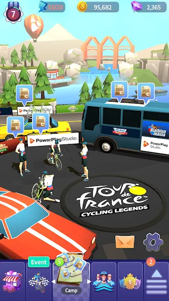 Tour de France Cycling Legends (Циклинг Легенды)  [МОД Menu] Screenshot 3