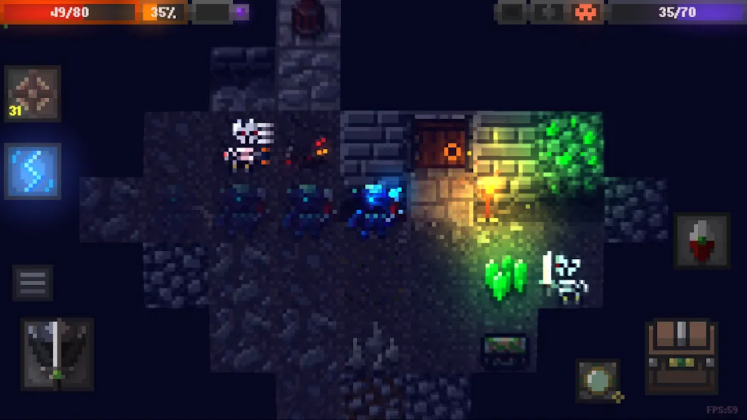 Caves (Roguelike) (Кэйвс)  [МОД Много денег] Screenshot 1