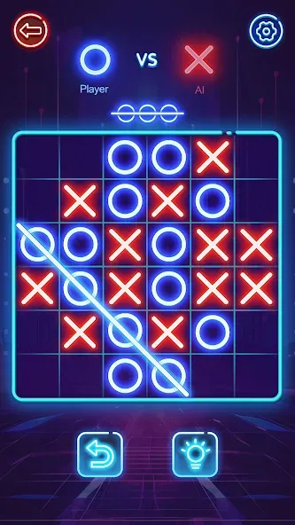 OX Game - XOXO · Tic Tac Toe  [МОД Mega Pack] Screenshot 3