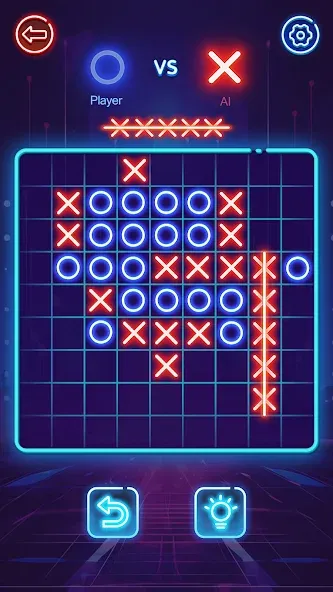 OX Game - XOXO · Tic Tac Toe  [МОД Mega Pack] Screenshot 5