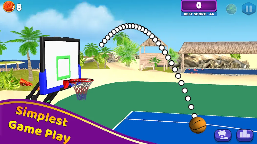 Shoot Challenge Basketball (Шут Челлендж Баскетбол)  [МОД Бесконечные деньги] Screenshot 1