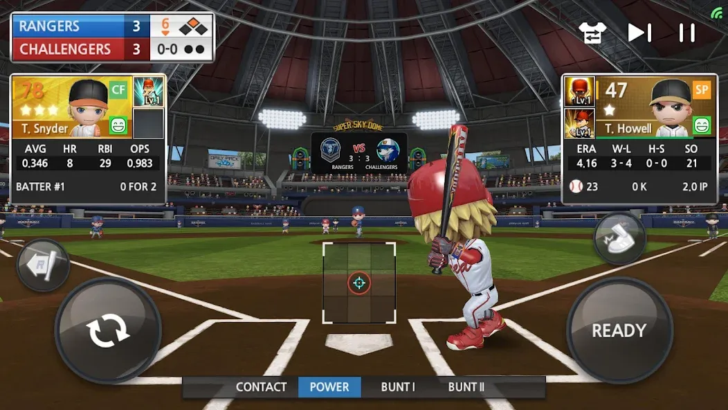 BASEBALL 9 (БЕЙСБОЛ 9)  [МОД Unlocked] Screenshot 1