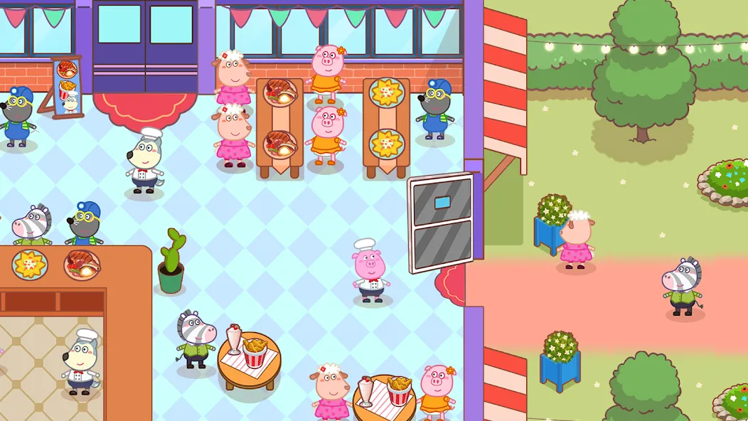 Wolfoo Snack Bar, Restaurant  [МОД Mega Pack] Screenshot 1